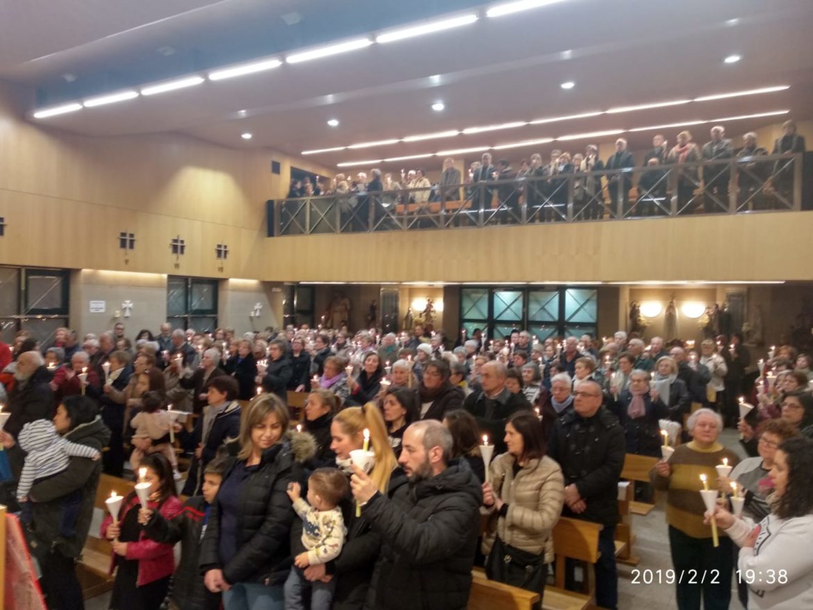 Celebración de la Candelaria y la Presentación del Niño Jesús en el Templo en las dos Parroquias