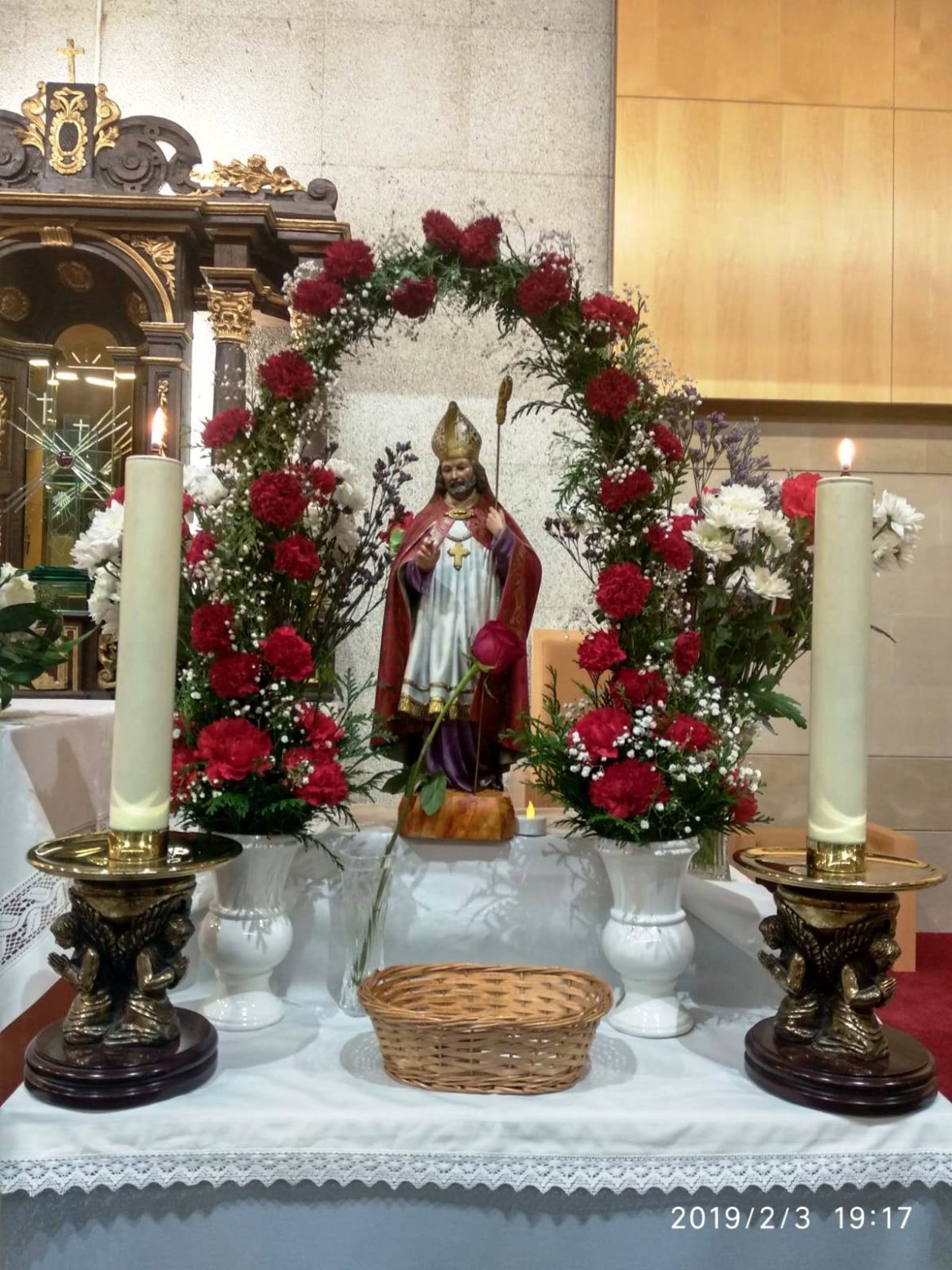 Celebración de la Festividad de San Blas