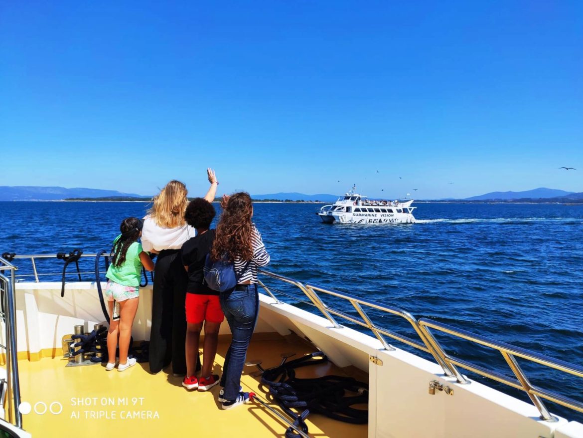 Fotografías da excursión ao Grove e paseo pola Ría de Arousa