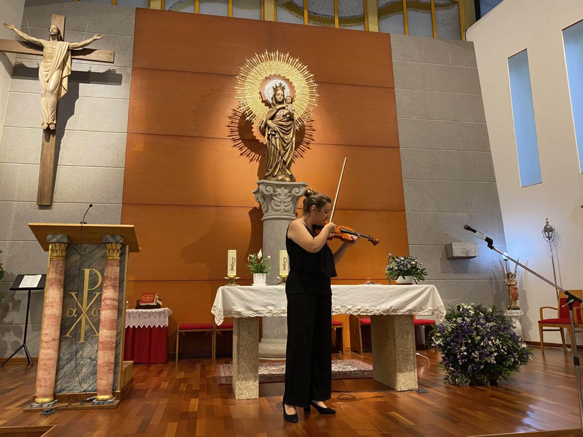 Vídeo del Concierto de violín de Diana Poghosyan, en la Parroquia del Pilar