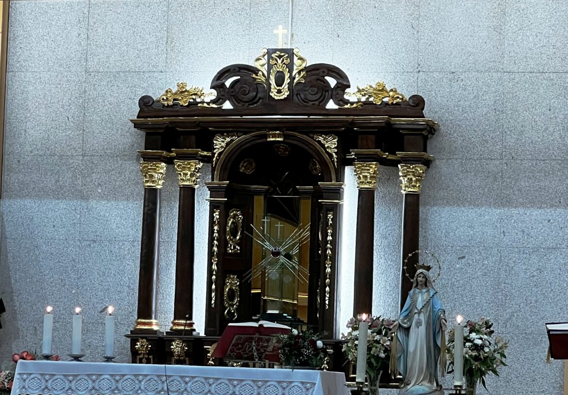 Restauración del Retablo de la Parroquia de San Francisco Javier